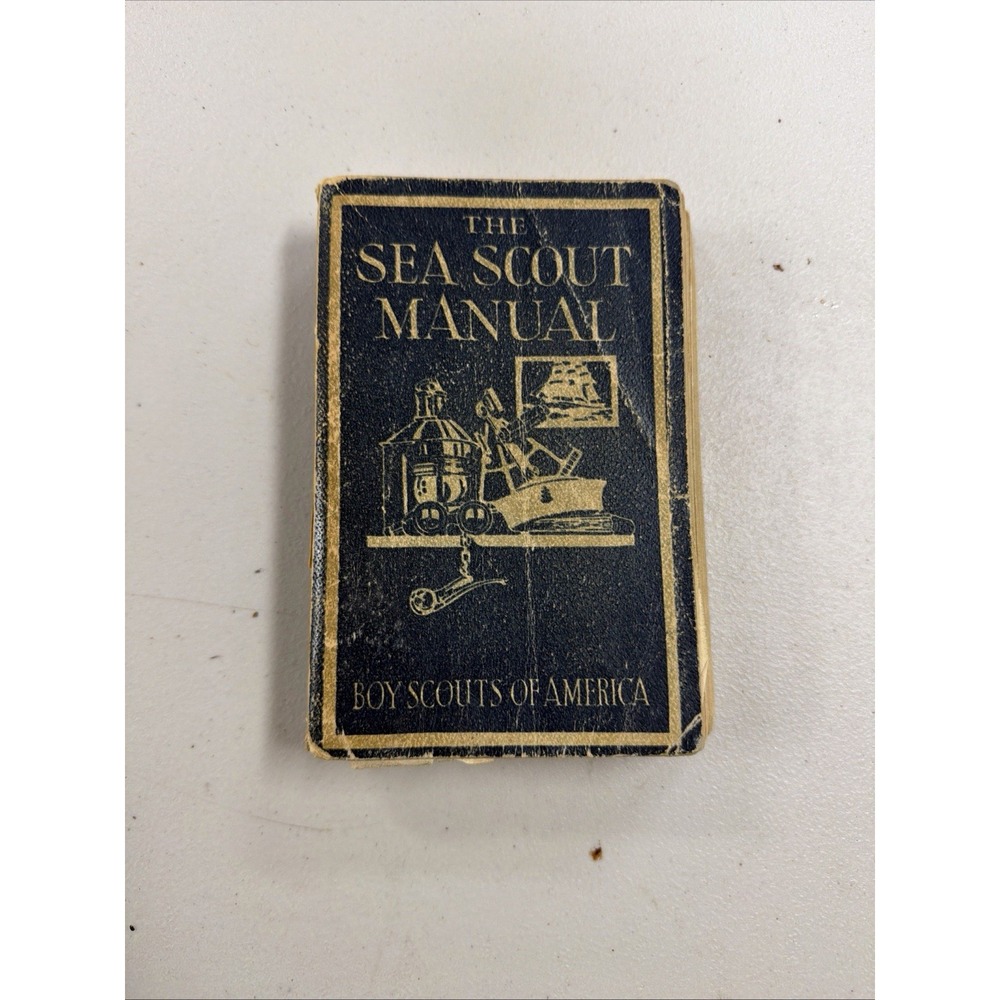 The Sea Scout Manual 1943 Fourth Printing ,Boy Scouts of America, Book Navy